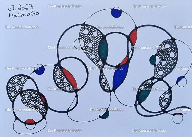 The ArtCreator-122135 | Kunstdruck von handgemalter Postkarte. | Art print from hand painted postcard. - Realisiert mit Pictrs.com