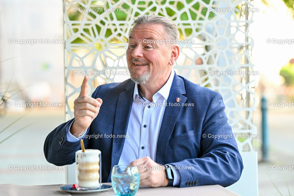 Roman Haider (FP_ Abgeordneter zum Europaeischen Parlament)_ 29.04.2024-1 | 29.04.2024, Linz, AUT, Linz, im Bild Roman Haider (FP, Abgeordneter zum Europaeischen Parlament)