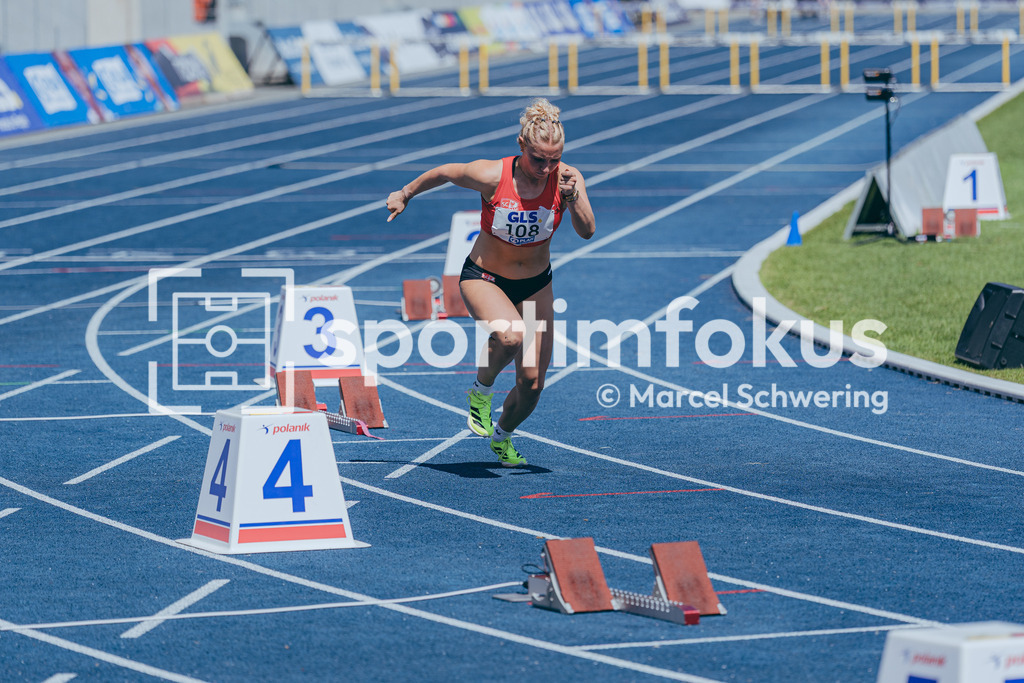 Deutsche Meisterschaften U20 / U16 2026 | Timea Mende, SC Potsdam e.V., 108, 400 Meter Hürden, Deutsche Meisterschaften der U20 &amp; U16 2026, Lohrheidestadion Bochum-Wattenscheid, 11.07.2026. Foto: Marcel Schwering / sportimfokus - Realisiert mit Pictrs.com
