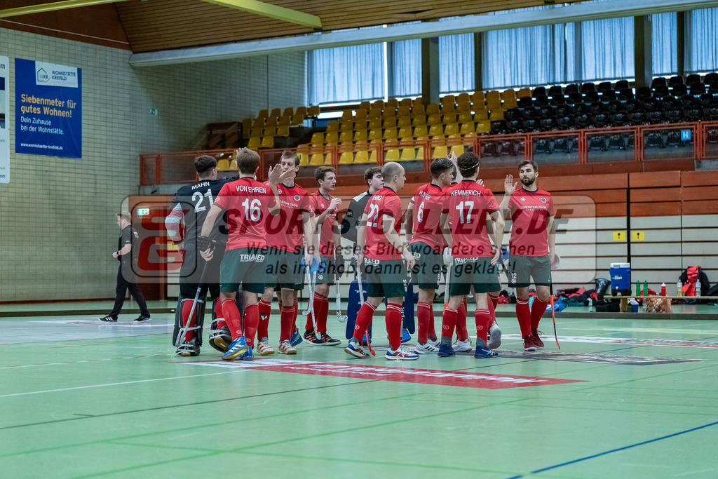 HK_20231217_107514 | 1. Bundesliga Herren Crefelder HC - Düsseldorfer HC  am 17.12.2023 Sporthalle Glockenspitz, Krefeld ,