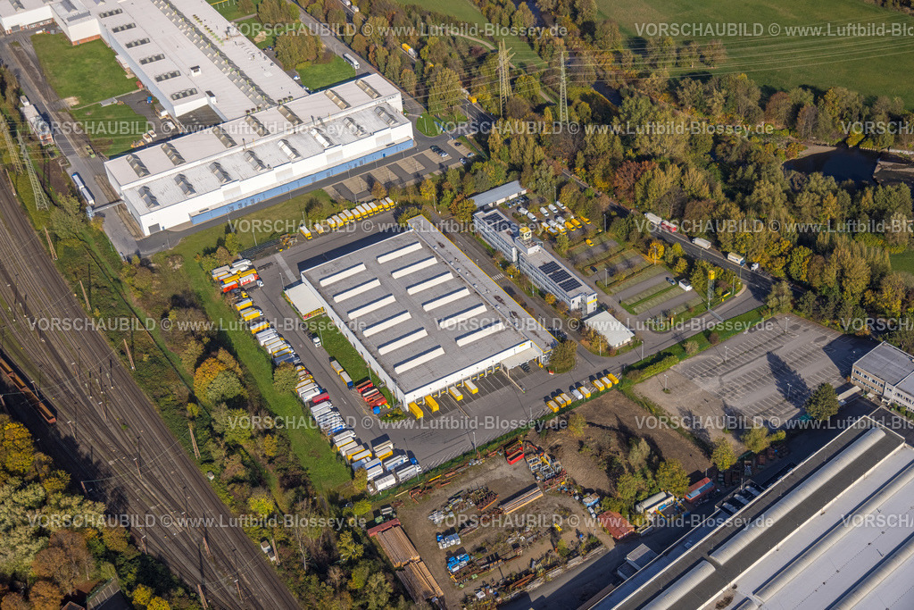 Hagen221016233 | Luftbild, Gewerbegebiet Buschmühlenstraße, Deutsche Post Briefzentrum, Boele, Hagen, Ruhrgebiet, Nordrhein-Westfalen, Deutschland