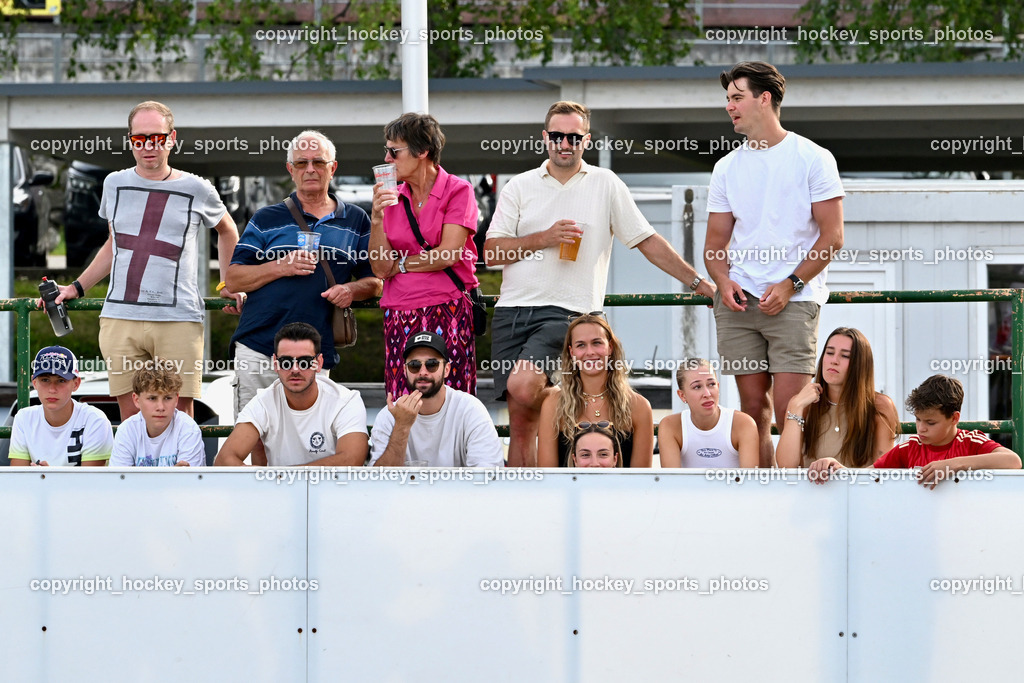 VAS Ballhockey vs. HSC Eagles Poggersdorf | Besucher Alpenarena Villach, VAS Ballhockey vs. HSC Eagles Poggersdorf, VAS Ballhockey vs. HSC Eagles Poggersdorf am 14.07.2024 in Villach (Alpen Arena ), Austria, (Photo by Bernd Stefan)