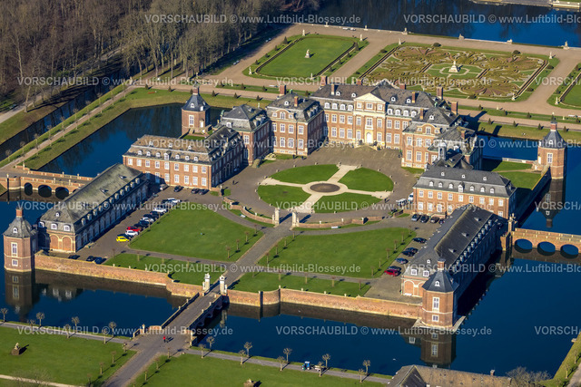 Nordkirchen230206045 | Luftbild, Schloss Nordkirchen, barocke Schlossanlage, Wasserschloss, Nordkirchen, Münsterland, Nordrhein-Westfalen, Deutschland