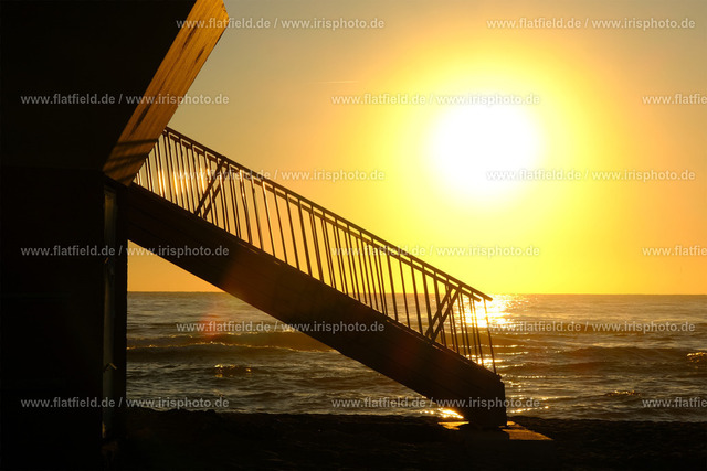 Trepppe am Strand von Leucate | Sonnenuntergang in Leucate