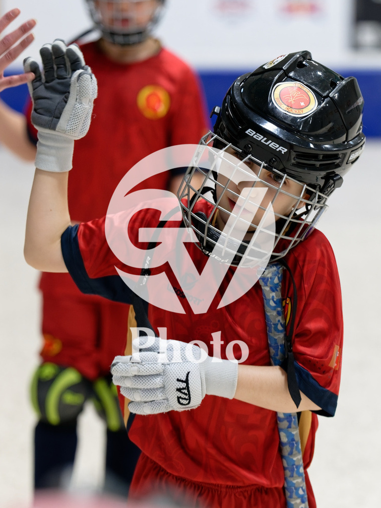 U11  - Geneve RHC v Pully RHC  |  during the U11  match between Geneve RHC and Pully RHC  at Centre sportif de la queue d'arve in Geneve, Switzerland