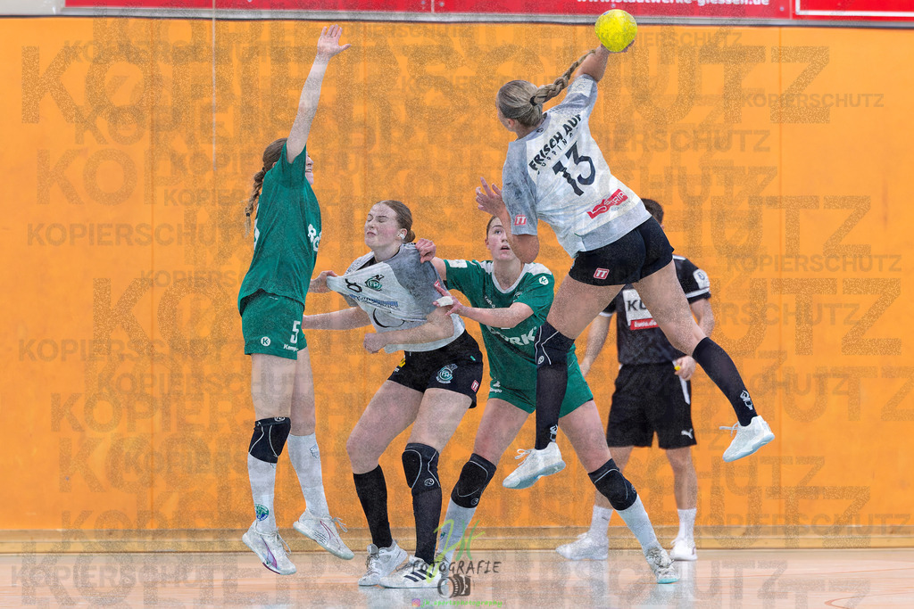 Jugendbundesliga wJA, Pokalrunde, HSG Kleenheim/Langgöns - Frisch Auf Göppingen | Jugendbundesliga wJA, Pokalrunde, HSG Kleenheim/Langgöns - Frisch Auf Göppingen am 28.02.2026 in Oberkleen (Weidig-Halle)Photo © 2026 - Jörg Heinrich - Realisiert mit Pictrs.com