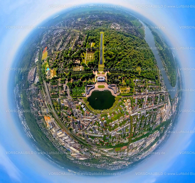 Duesseldorf240590097SchlossBenrath-2 | Luftbild Blossey Luftbilder NRW Deutschland
