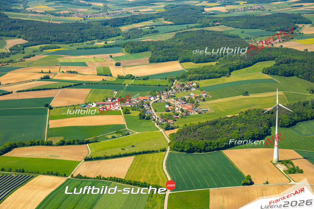 Luftbild Vs Google Maps  Burgmannshofen  Marxheim -Das Luftbild wurde 2025 vom UL-Flugzeug heraus erstellt ( keine Drohne ) - Hochauflösende Luftaufnahme -Nicht vergleichbar mit Google Maps oder Satelittenbilder- Die Geschenkidee !Mit Lizenz und Bildrechte bestellbar