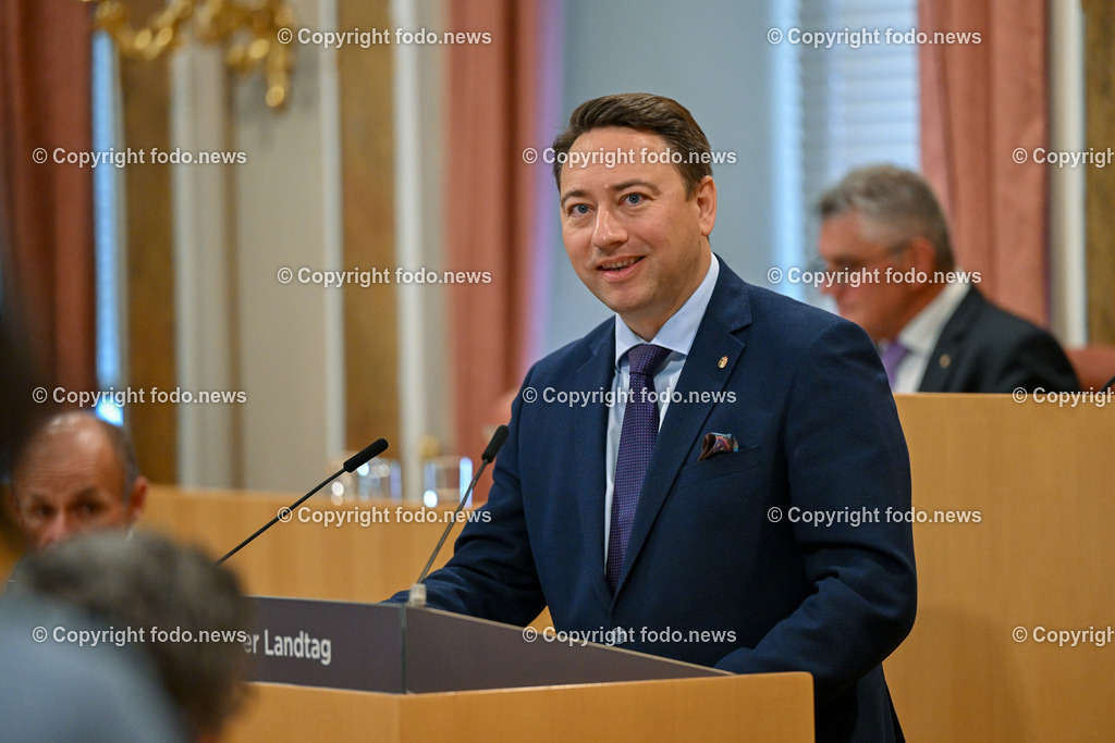 Landhaus Linz_ Promenade_ Landtagssitzung_ 15.06.2023-66 | 15.06.2023, Landhaus Linz AUT, Promenade, Landtagssitzung, im Bild LH-Stv. Manfred Haimbuchner (FP)
