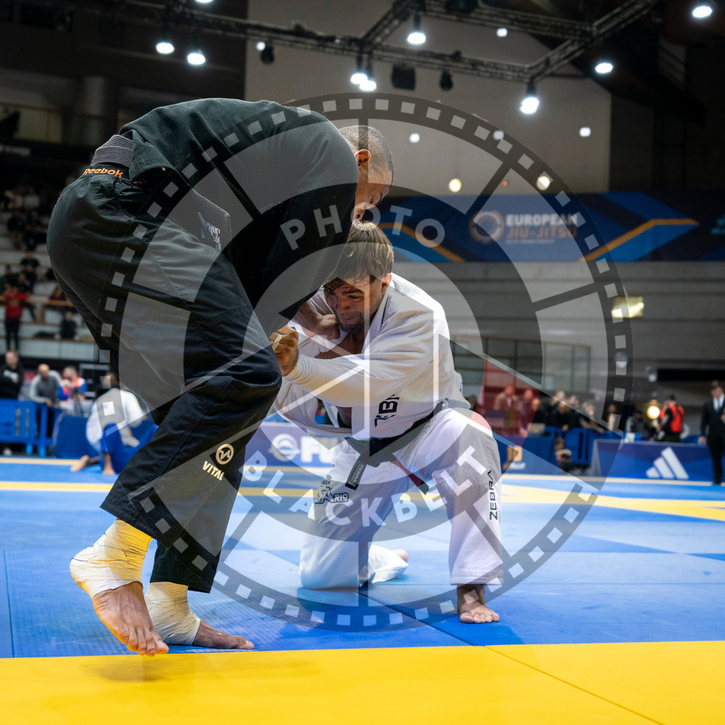 20240126PBB0505 | Fighters compete during the Brazilian Jiu-Jitsu European Championship of the IBJJF in Paris, France, on January 26, 2024.