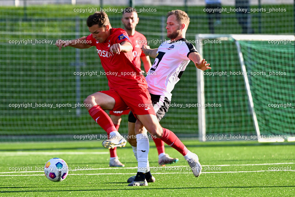 SV Spittal vs. SAK | #14 Luka Gajic SAK, #44 Miha Kostanjsek SV Spittal, SV Spittal vs. SAK, SV Spittal vs. SAK am 24.05.2024 in Spittal an der Drau (Goldeck Stadion), Austria, (Photo by Bernd Stefan)