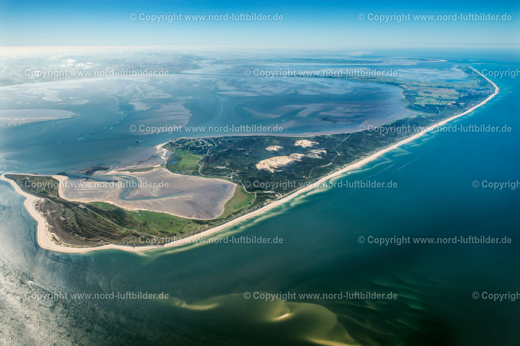 Sylt_ELS_5179200716 | Sylt - Aufnahmedatum: 20.07.2016, Aufnahmehöhe: 2308 m, Koordinaten: N55°04.793' - E8°21.707', Bildgröße: 7360 x  4912 Pixel - Copyright 2016 by Martin Elsen, Kontakt: Tel.: +49 157 74581206, E-Mail: info@schoenes-foto.deSchlagwörter:,Nordsee,Luftbild,Insel,Nordfriesland,Nordfriesische Inseln, Luftbilder, Martin Elsen, Küste,