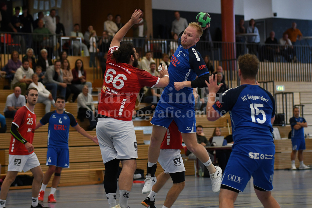 HC Deggendorf : TSV Taufkirchen/Vils | Jan Stengl  (HC Deggendorf  #6) - Realisiert mit Pictrs.com