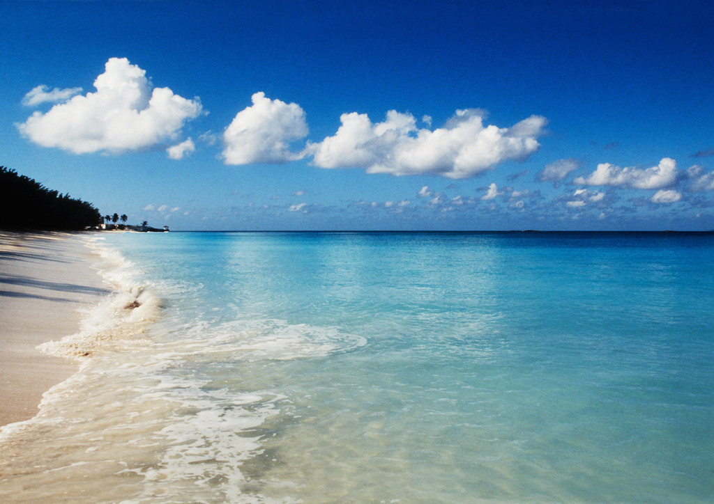 Bimini_Traumstrand_12-1994_42x60cm_10392 | Beach in Bimini, Bahamas, 1994