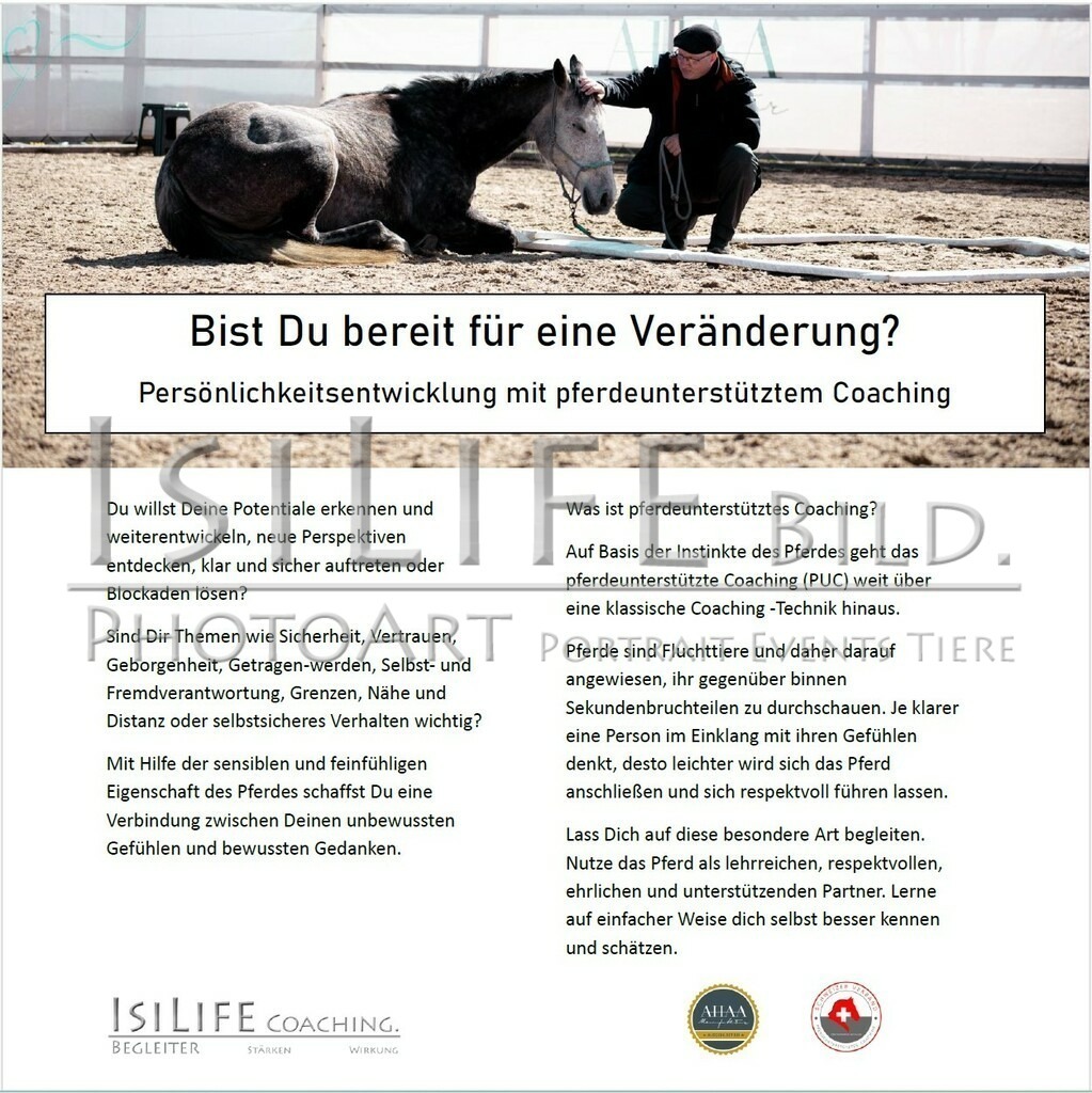 Flyer 2023 innen | Bilder aus den verschiedensten Themenbereichen im IsiLife - Stil:
Landschaften, Pferde, Island, Protrait, Akt, Nude fine art, People, Fashion, Lost Places
www.IsiLife-art.de
shop.IsiLife-art.com
@IsiLifePhotoArt - Realisiert mit Pictrs.com
