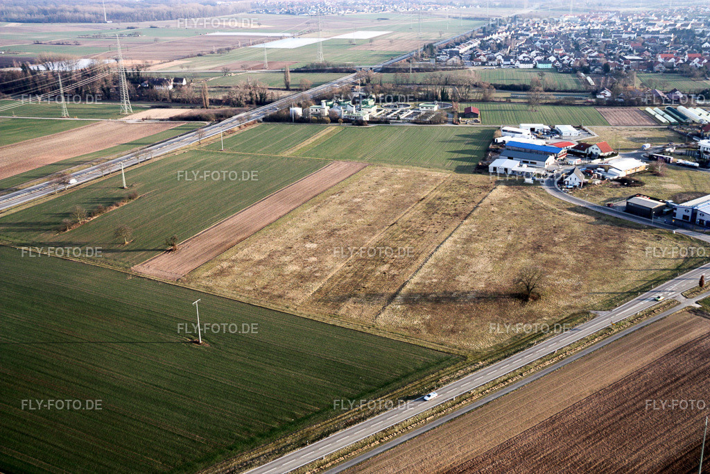Gewerbegebiet Nordring | Luftbild: Gewerbegebiet Nordring in Rülzheim im Bundesland Rheinland-Pfalz in Deutschland. Foto: IMG_17221.jpg vom 28.02.2009 durch Werner Riehm/FLY-FOTO.de - Realisiert mit Pictrs.com