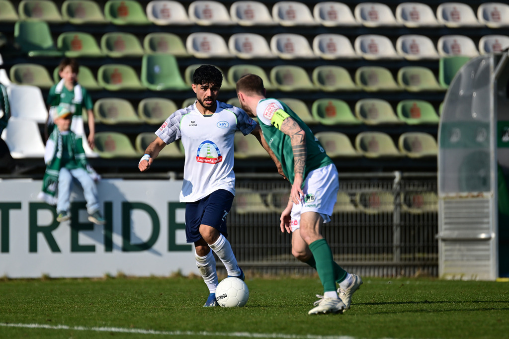 Fußball I Herren I Saison 2024-2025 I Regionalliga Nord I 25. Spieltag I VfB Lübeck - SSV Jeddeloh | Der Sportfotograf. - Realisiert mit Pictrs.com
