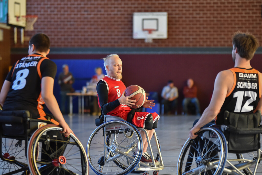 2024-10-26-0191 | RSKV Tuebingen vs. Hannover United 2, Rollstuhlbasketball, 2. Bundesliga Sued, 3. Spieltag, Saison 2024/2025, 26.10.2024, Foto: Ralph Kunze - Realisiert mit Pictrs.com