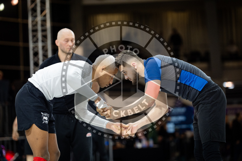 20260214PBB3295 | Fighters compete during the ADCC European Trials  competition day 1 in Belgrade, Serbia, on February 14, 2026.
