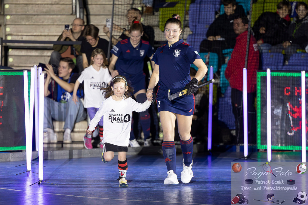 Volvo E.R.B. Final 4 Halbfinale Frauen: Mannheimer HC - Düsseldorfer HC, 25.01.2025 | Marie Hahn (Düsseldorfer HC #2), Mannheimer HC - Düsseldorfer HC, Frankfurt, Süwag Arena, 25.1.2025 - Realisiert mit Pictrs.com