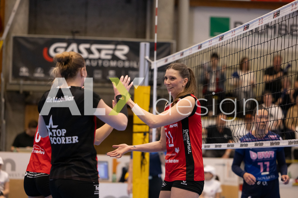Volleyball I Frauen I Saison 2025-2026 I Volleyball NLA | Women I 1/2 Finals I  VC Kanti Schaffhausen - Sm'Aesch Pfeffingen I 07.03.2026 | 11 Kateřina Holásková (CZ) (VC Kanti Schaffhausen) – Mitte - Realisiert mit Pictrs.com