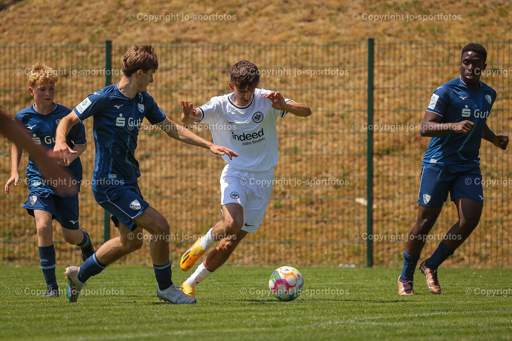 BQ3I6066 | 17.06.2023; Testspiel; Rasenplatz Offdilln; VfL Bochum U17 - Eintracht Frankfurt U17; Ergebnis: 3:1 (1:1)