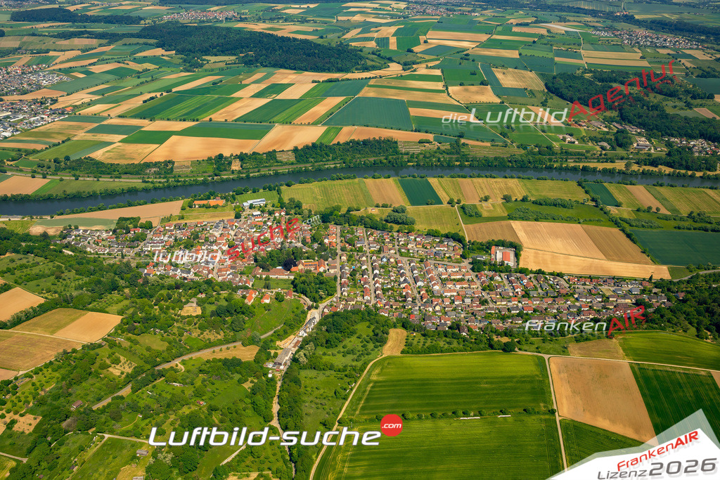 Das Luftbild zeigt Heinsheim Bad Rappenau - Die Luftaufnahme wurde 2023 vom UL-Flugzeug aus erstellt ( keine Drohne ) - Hochauflösende Luftaufnahme - Für grossformatige Ausdrucke geeignet. Die Geschenkidee !Mit Lizenz und Bildrechte bestellbar
