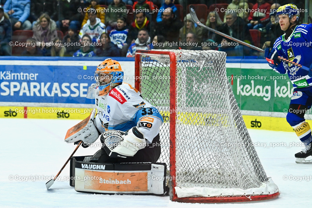 EC IDM Wärmepumpen VSV vs. Black Wings Linz 1.1.2024 | #33 Höneckl Thomas, #72 Hughes John