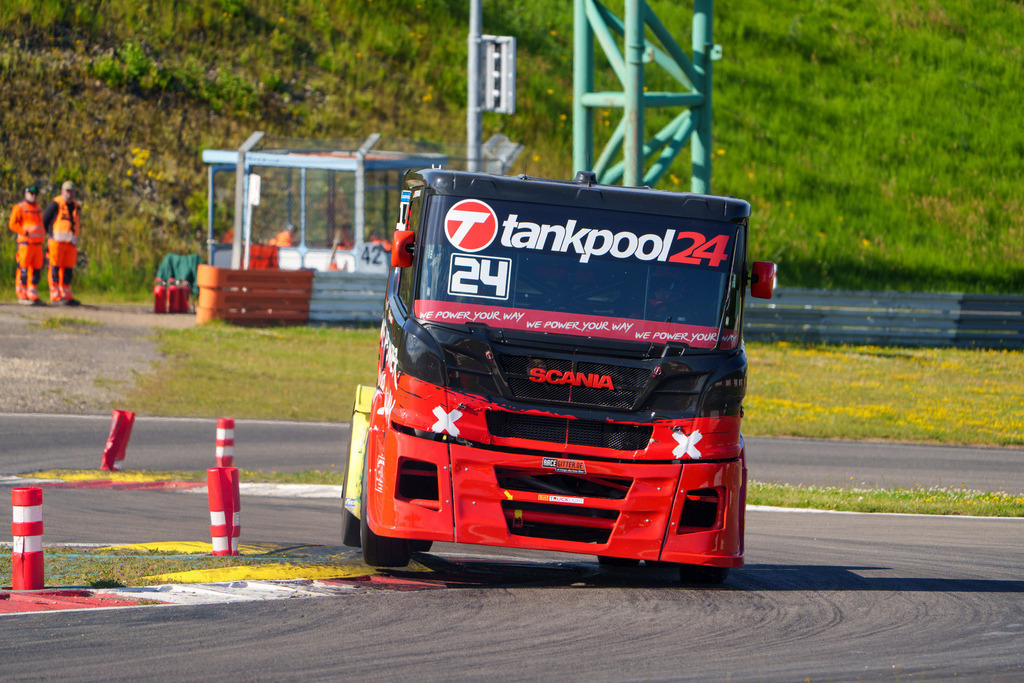 A7407487 | 14.07.2024 Goodyear FIA European Truck Racing Championship (ETRC) NürburgringBild: #24 STEFFEN FAAS im  tankpool24-Racing Team Scania Ausgang Vedol Schikane - Realisiert mit Pictrs.com