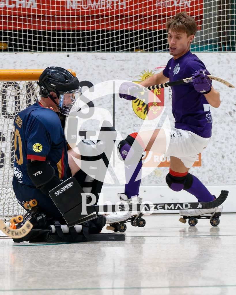 LNA - Geneve RHC v RC Biasca |  during the LNA match between Geneve RHC and RC Biasca at Centre Sportif Queue D'Arve in Geneve, Switzerland