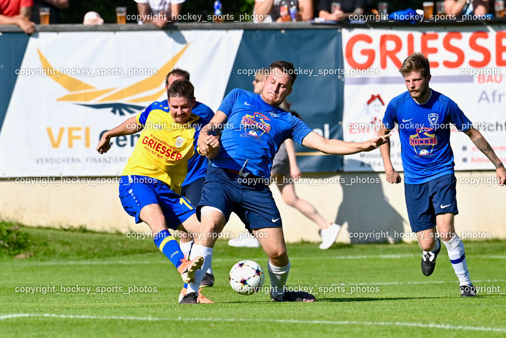 SV Afritz vs. ASKÖ Bodensdorf 20.8.2023 | #15 Niklas Stinnig, #20 Maximilian Sigurd Wenerich, #25 Christoph Raspotnig