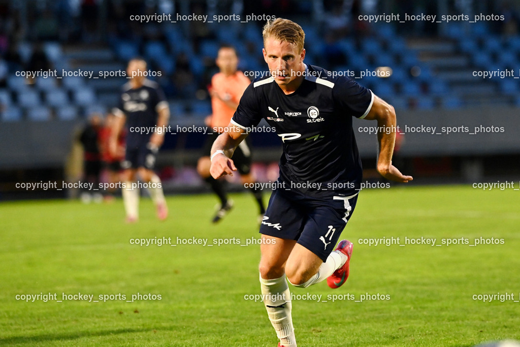 SC St. Veit vs. FC Nussdorf Debant | #11 Alexander Hofer SC St. Veit, SC St. Veit vs. FC Nussdorf Debant, SC St. Veit vs. FC Nussdorf Debant am 22.08.2025 in St. Veit an der Glan (Jacques Lemans Arena), Austria, (Photo by Bernd Stefan)