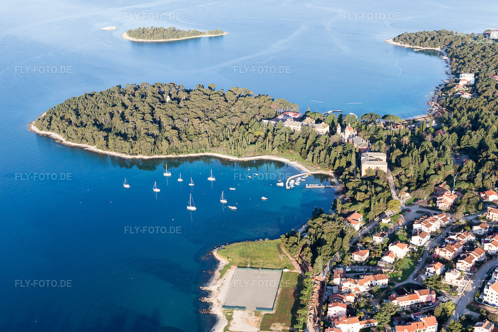 Luftbild: Ortsansicht in Štanga im Bundesland Gespanschaft Istrien in Kroatien. Foto: IMG_106287.jpg vom 14.04.2018 durch Werner Riehm/FLY-FOTO.de