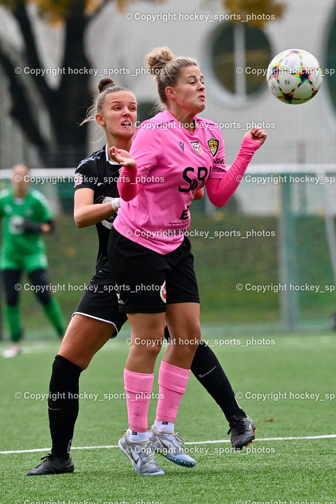 Liwodruck Carinthians Hornets vs. FC Pingau Saalfelden Frauen 29.10.2023  | #9 Sophie Lappe, #17 Vanessa Kraker