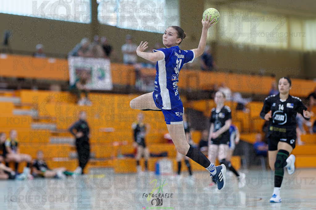Quali-Turnier JBL wJA; DJK SF Budenheim - TuS Steißlingen | Quali-Turnier JBL wJA; DJK SF Budenheim - TuS Steißlingen am 31.05.2025 in Oberkleen (Weidig-Halle)Photo © 2025 - Jörg Heinrich - Realisiert mit Pictrs.com