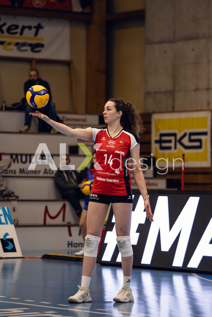 Volleyball I Frauen I Saison 2025-2026 I Volleyball NLA | Women I Round 14 I VC Kanti Schaffhausen - NLZ Volleyball Academy Zürich I 16.01.2026 | VC Kanti Schaffhausen - 14 Josipa Marković (HR) – Aussen - Realisiert mit Pictrs.com