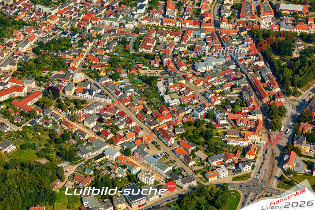 Luftaufnahme Dr Leber Straße Bad Doberan - Die Luftaufnahme wurde 2025 vom UL-Flugzeug heraus erstellt ( ohne Drohne ) - Hochauflösende Luftaufnahme - für professionelle Ausdrucke geeignet. Die Geschenkidee !Mit Lizenz und Bildrechte bestellbar