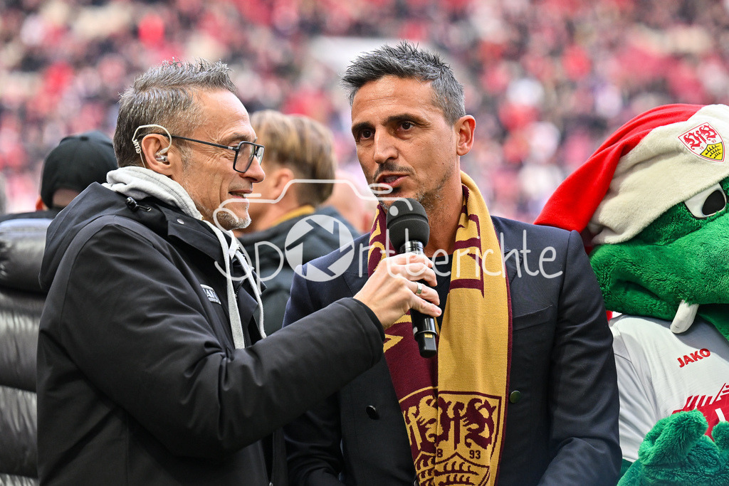 VfB Stuttgart - FC Bayern München | STUTTGART, GERMANY - 06. DECEMBER: Beim Interview Fernando MEIRA vor dem Bundesligamatch zwischen dem VfB Stuttgart und dem FC Bayern München am 13. Spieltag in der MHP Arena / DFL REGULATIONS PROHIBIT ANY USE OF PHOTOGRAPHS AS IMAGE SEQUENCES AND/OR QUASI-VIDEO