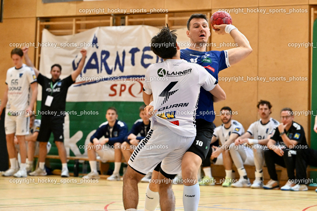 SC Ferlach vs. roomz JAGS Vöslau | #4 GINER DURAN Roger roomz JAGS Vöslau, #10 Perkusic Toni SC Ferlach, SC Ferlach vs. roomz JAGS Vöslau, SC Ferlach vs. roomz JAGS Vöslau am 08.11.2025 in Ferlach (Ballspielhalle Ferlach), Austria, (Photo by Bernd Stefan)