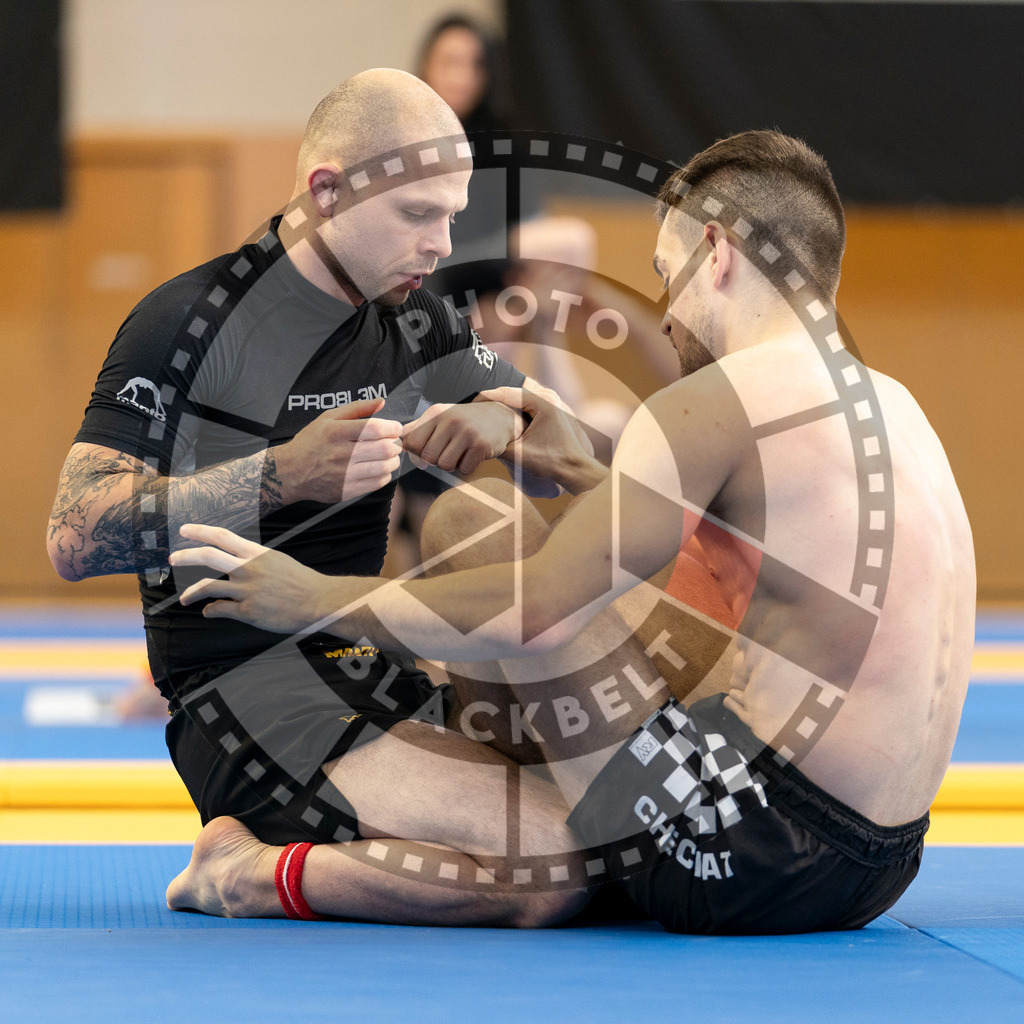 20240316PBB0347 | Athletes compete during the ADCC Eastern European Open grappling Competition in Poznan, Poland, on March 16, 2024.