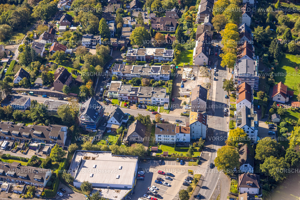 Witten241000428 | Luftbild, Ardeystraße Ecke Königsholz Wohngebiet, Netto Supermarkt und Baustelle Wohnhaus, Witten, Ruhrgebiet, Nordrhein-Westfalen, Deutschland