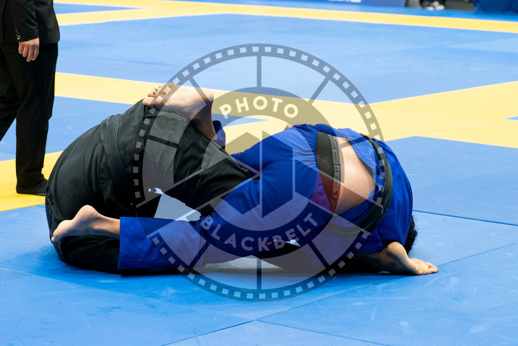 20240124PBB03737 | Fighters compete during the second day of the IBJJF European Championship in Paris, France, on January 24, 2024.