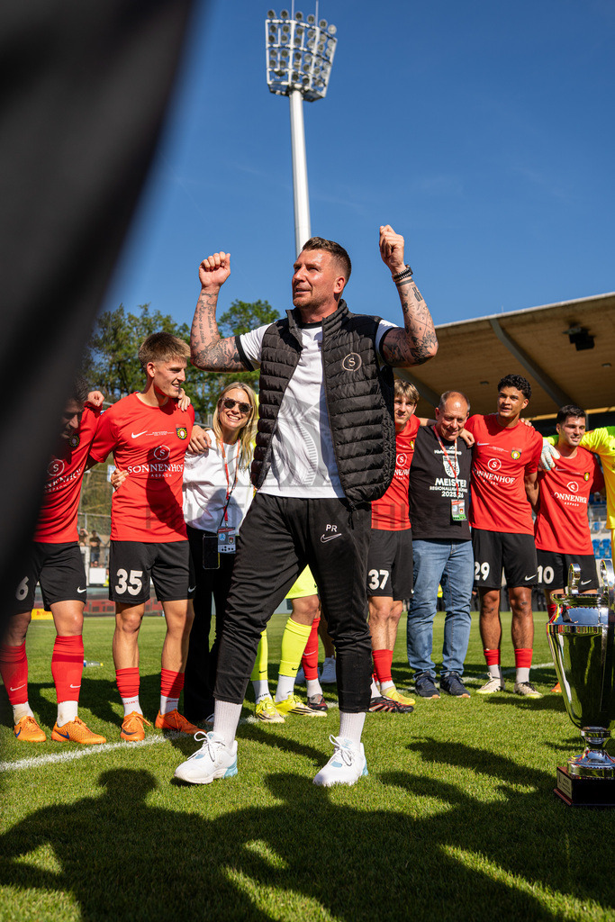 Stuttgarter Kickers vs. SG Sonnenhof Großaspach, Fussball, WFV-Pokal, Finale, 23.05.2026 | Pascal Reinhardt (Trainer SG Sonnenhof Großaspach),Stuttgarter Kickers vs. SG Sonnenhof Großaspach, Fussball, WFV-Pokal, Finale, 23.05.2026