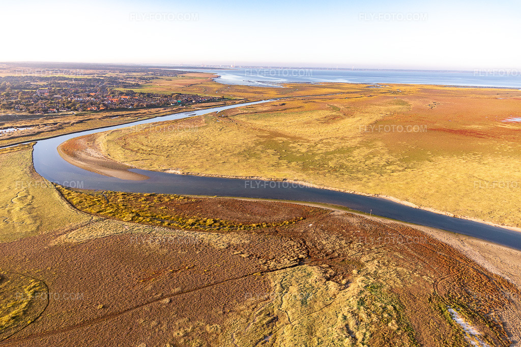 Aerial view: View of the town in Fanø in the state South Denmark, Denmark.Photo: IMG_118909.jpg taken on 09/21/2019 by Werner Riehm/FLY-FOTO.comResolution of the original: 5472 x 3648 px