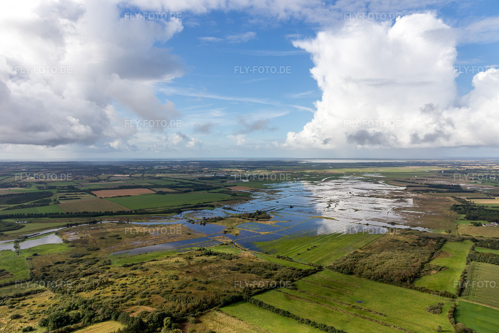 Luftbild: Ortsansicht in Varde im Bundesland Syddanmark in Dänemark. Foto: IMG_103500.jpg vom 16.09.2017 durch Werner Riehm/FLY-FOTO.de