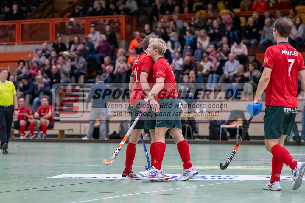 HK_20250110_101266 | 1. Bundesliga Halle Herren Crefelder HTC - Uhlenhorst Mülheim am 10.1.2025 Glockenspitz Halle Krefeld, Krefeld ,