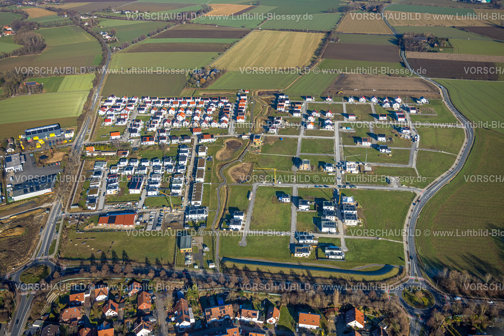 Soest260104101 | Luftbild, Neuer Soester Norden, Baustelle Neubaugebiet Einfamilienhäuser zwischen Oestinghauser Landstraße und Weslarner Weg, rechteckige Parzellen, Soest, Südwestfalen, Nordrhein-Westfalen, Deutschland