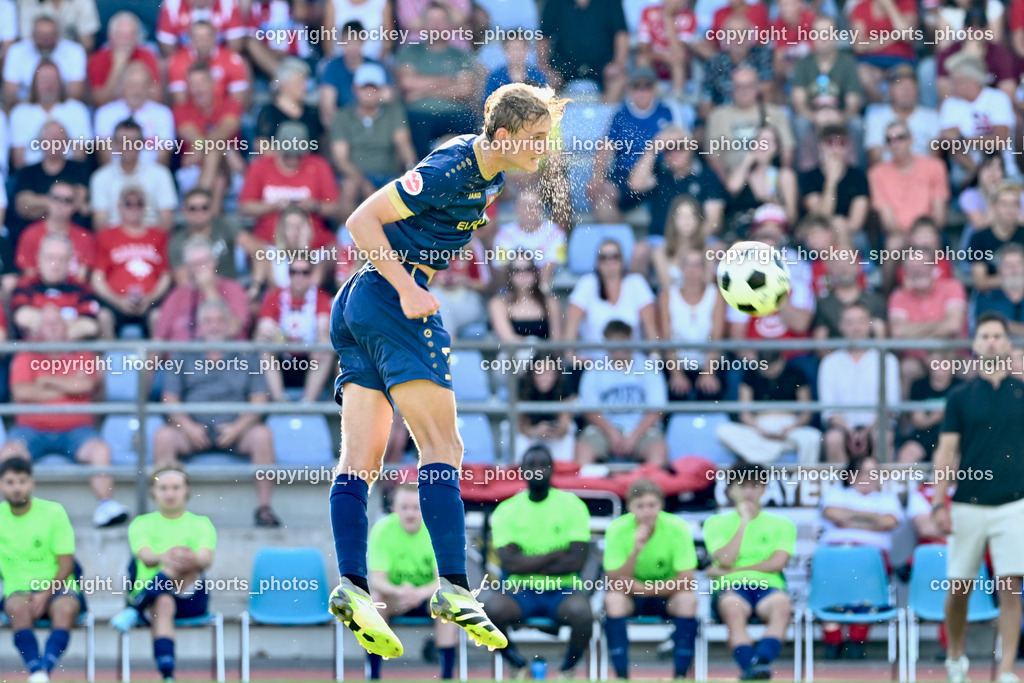 ATUS Velden vs. GAK | #3 Marlon Louis Winter ATUS Velden, ATUS Velden vs. GAK, ATUS Velden vs. GAK am 26.07.2024 in Villach (Stadion Lind), Austria, (Photo by Bernd Stefan)