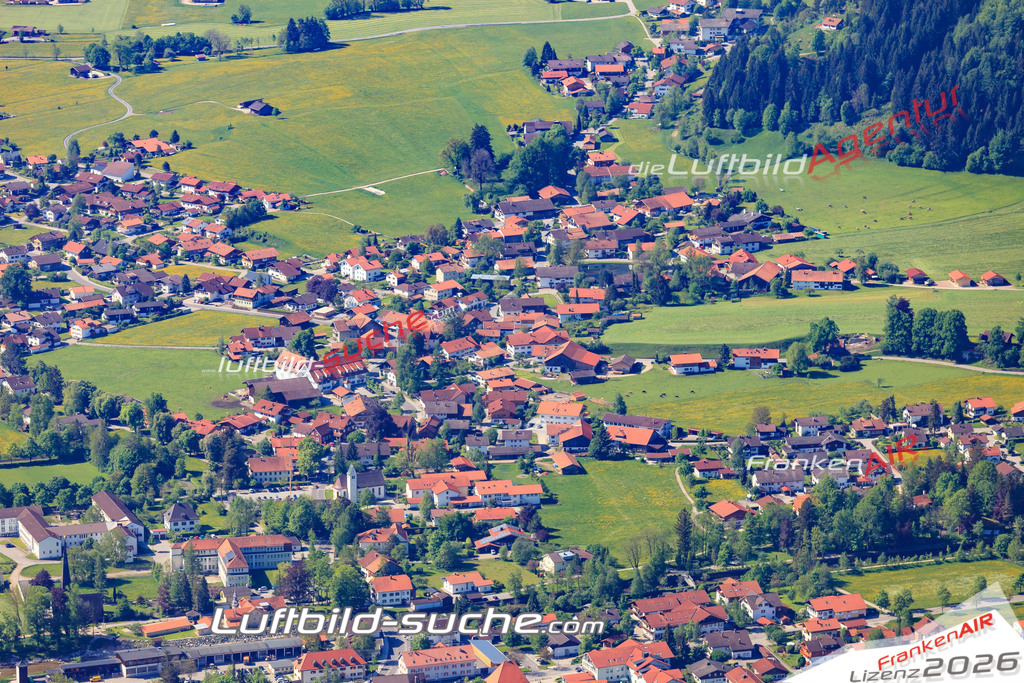 Luftbild von Heitlern Pfronten - Luftaufnahme wurde 2015 von https://frankenair.de mittels Flugzeug (keine Drohne) erstellt - die Geschenkidee