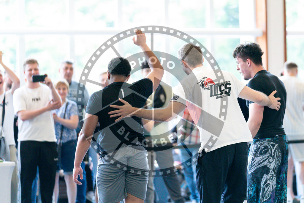 20240608PBB03263 | Fighters compete during the ILLCS VII summer edition luta livre competition in Hannover, Germany, on June 8, 2024.